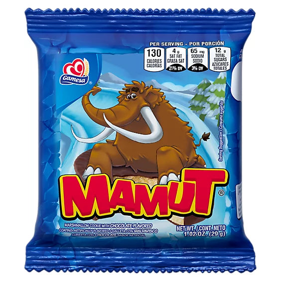 Gamesa Mamut 8Ct Mexican Candy Chocolate