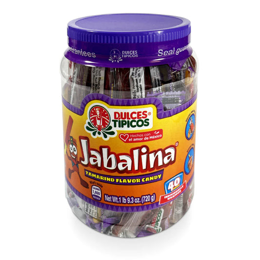 Tipicos Jabalina Tamarind 40ct Mexican Candy