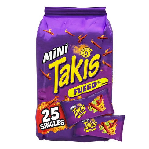 Takis Fuego Mini 25ct (35gr each) Chips