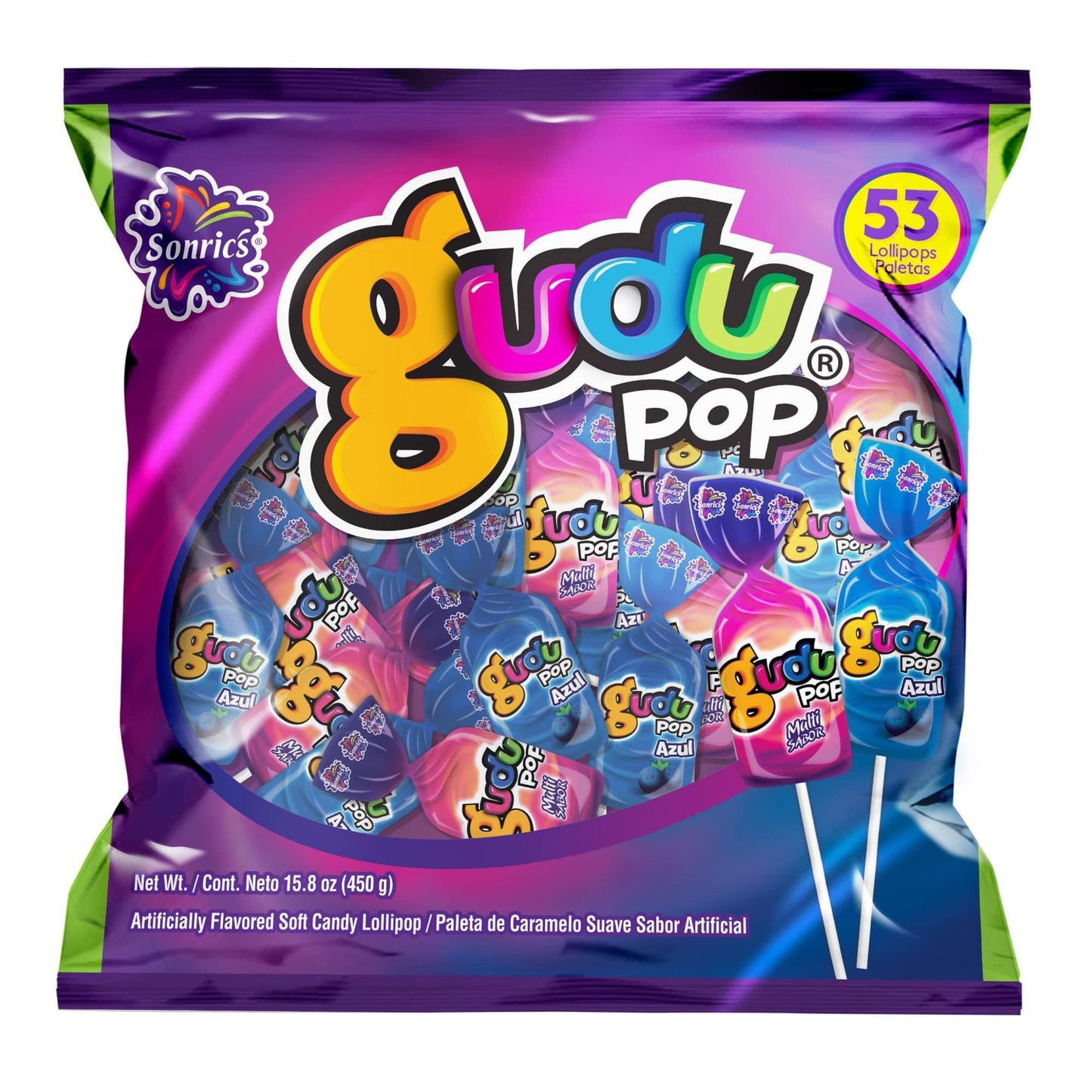 Sonrics GuduPop 53 ct Mexican Candy