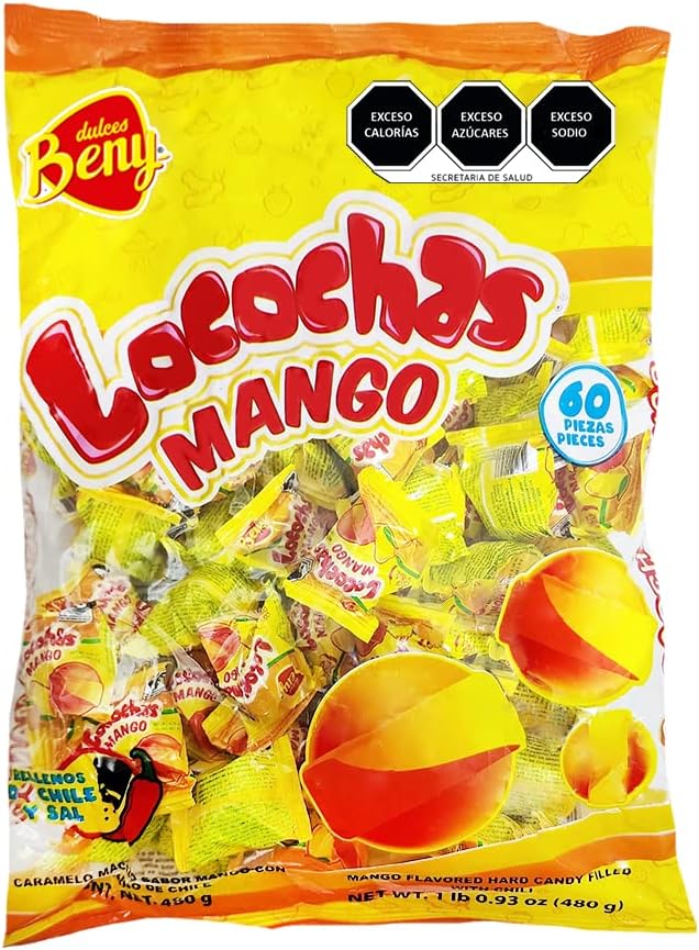 Beny Locochas Mango 60ct Mexican Candy