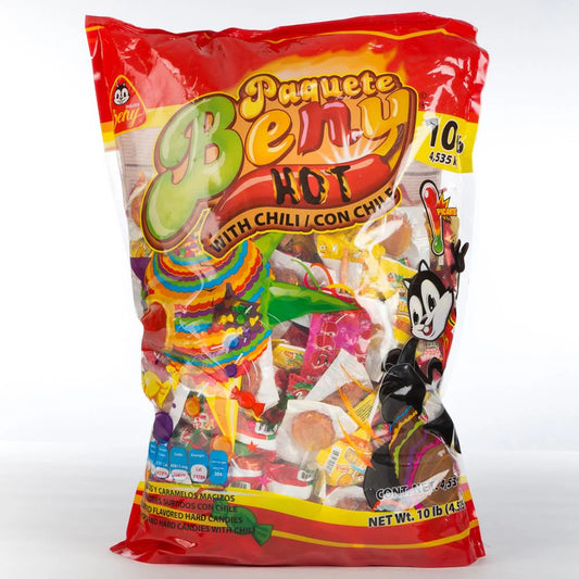 Beny Paquete Pinatero Hard Mexican Candy Assorted 5lb