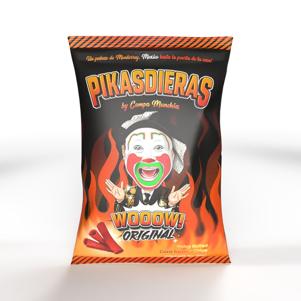 Pikas Dieras Sweet Chili Lime flavored rolled tortilla chips 4 oz bag