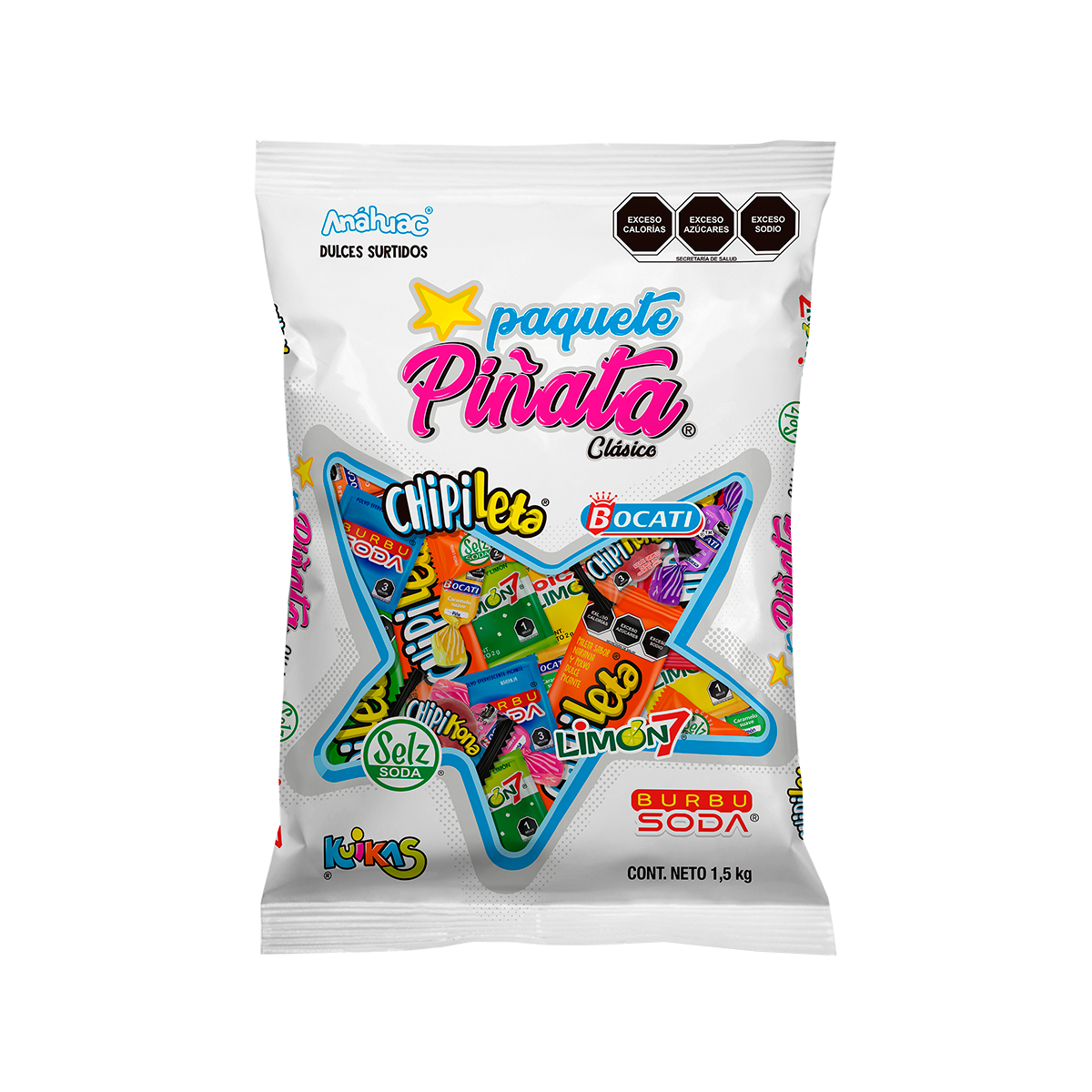 Anahuac Paquete Pinata/Assorted Mexican Candy