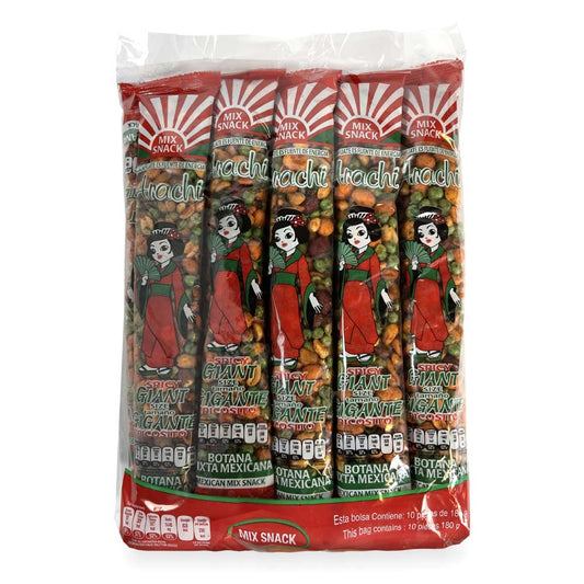 Arachi Cacahuates Mix 10 pack/ Mexican Snack Peanuts 1.6kg