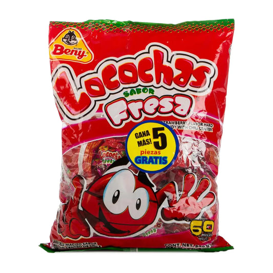 beny locochas fresa strawberry authentic Mexican candy
