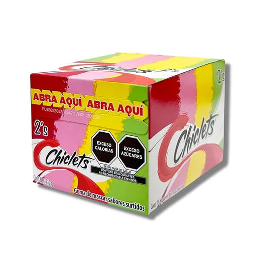 Chiclets Assorted Gum 75ct box of candy-coated chewing gum