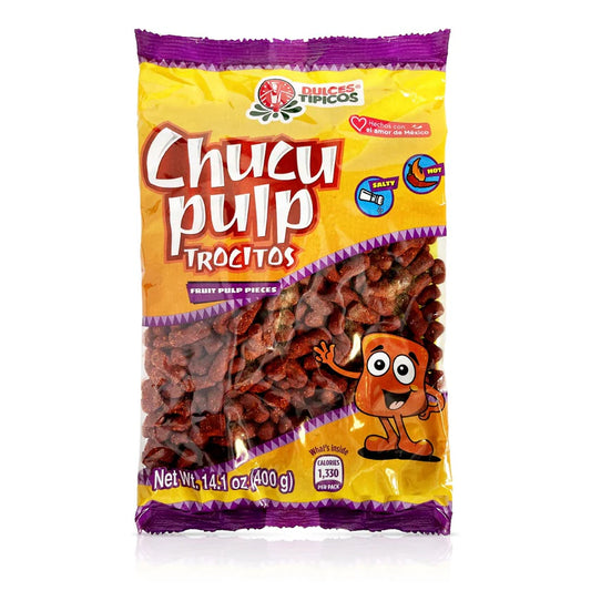 Tipicos Chucupulp Trocitos Tamarind Mexican Candy