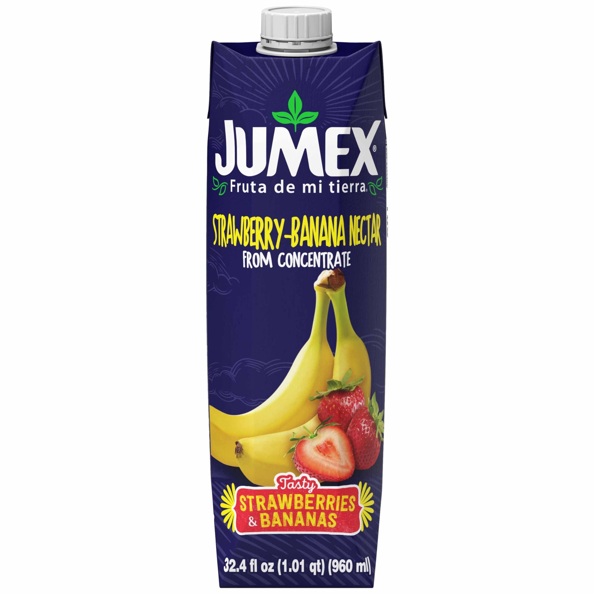 jumex strawberry-banana nectar juice 32oz authentic Mexican fruit drink bottle