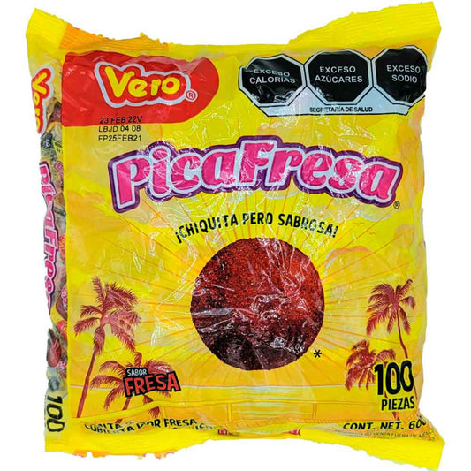 Vero Picafresa Bag 100ct Strawberry/ChiliMexican Candy