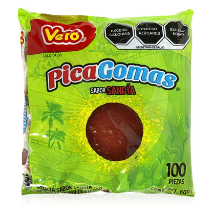 Vero Picagoma Sandia 100ct Bag Watermelon/Chili Mexican Candy