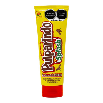 De La Rosa Pulparindo Squeeze Tamarindo 10.58oz tube of Mexican tamarind candy