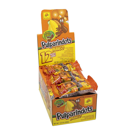 pulparindots mango tamarind candy 12ct authentic Mexican candy
