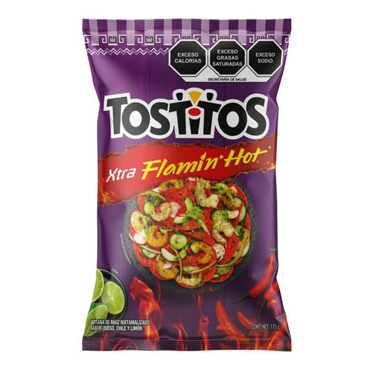 Tostitos Flamin Hot Chips 175gr Mexican Snack