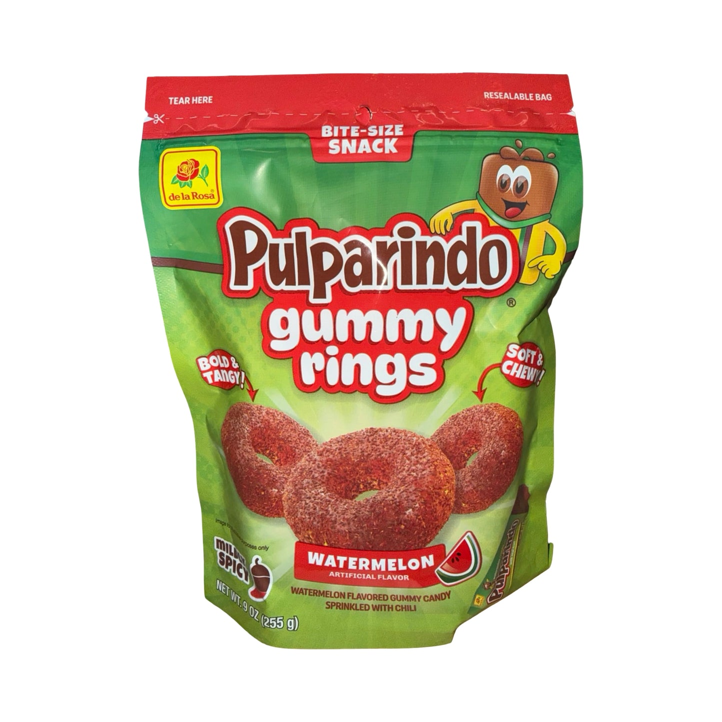 Pulparindo Watermelon Gummy Rings 255gr